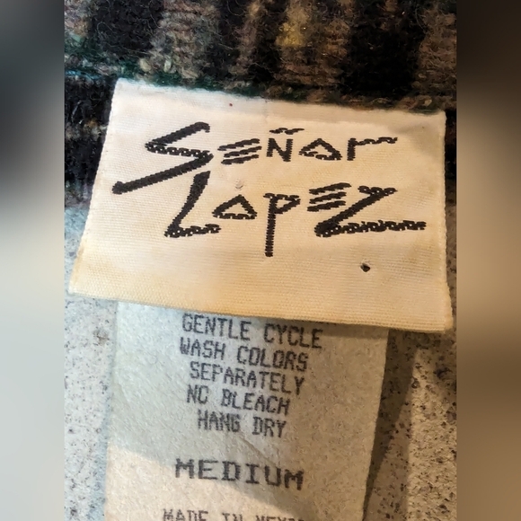Vintage Señor Lopez Button Down shirt jacket. Men's M fits L/XL - Picture 11 of 11